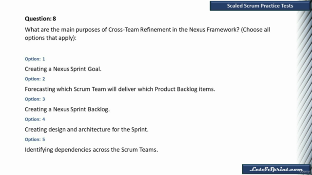 Scaled Professional Scrum ™ (SPS ™): Prep Questions on Nexus - Screenshot_03