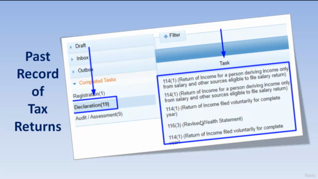 FBR: Income tax return, PSID, Online salary slip, ATL, NTN - Screenshot_03