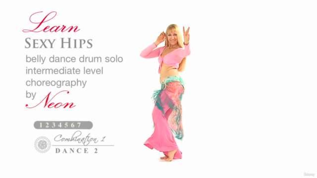 SEXY HIPS - Belly Dance Drum Solo Choreography, Intermediate - Screenshot_01