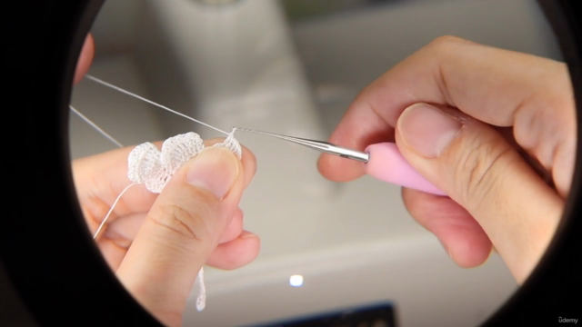 how to make crochet flower bracelet - Screenshot_03