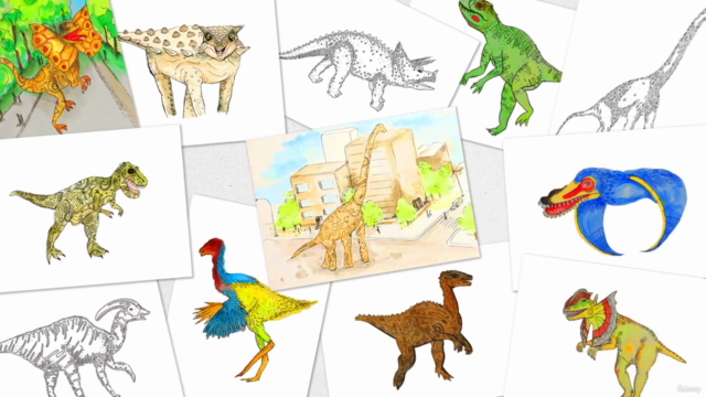 Doodle Art: Complete Dino Sketchbook - Screenshot_03