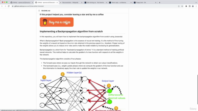 Genetic Algorithms And Artificial NeuralNets in Vanilla JS - Screenshot_01