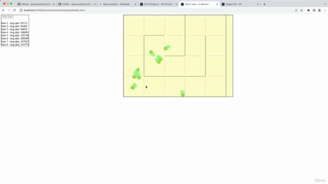 Genetic Algorithms And Artificial NeuralNets in Vanilla JS - Screenshot_03