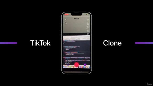 TikTok Clone App | iOS 18 & Swift 6 | Firebase | Xcode 16 - Screenshot_01