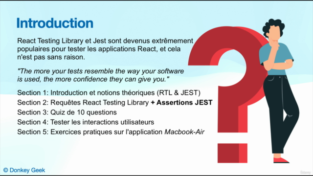 Maîtrisez les Tests REACT.js avec RTL et JEST (2024 - FR) - Screenshot_02