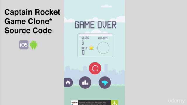 Publish Captain Rocket* iPhone game under 2 hours, Unity 5 - Screenshot_02