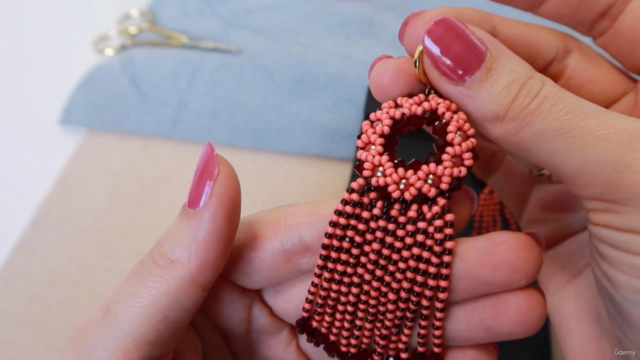 Learn How To Create Fashionable Fringe Earrings With Pearls - Screenshot_04