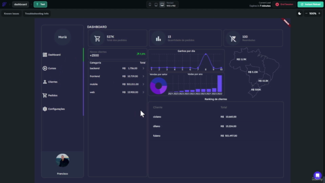Crie DASHBOARD profissionais c/ FlutterFlow e Supabase 2023 - Screenshot_04