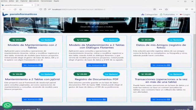 Desarrolla Aplicaciones Java con Bootstrap 5 y JSP: Proyecto - Screenshot_02