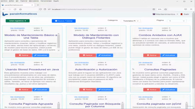 Desarrolla Aplicaciones Java con Bootstrap 5 y JSP: Proyecto - Screenshot_04