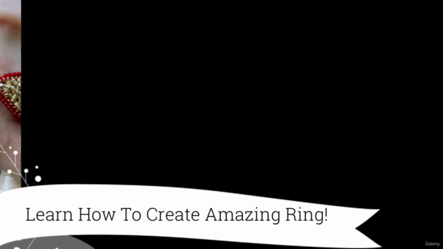 Handmade Jewelry: How to Make Seed Bead Ring With Embroidery - Screenshot_02