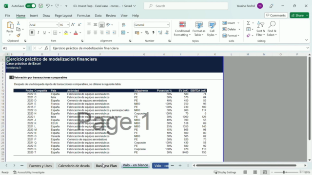 Modelización financiera: curso completo de finanzas en Excel - Screenshot_04