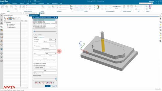 SIEMENS Solid Edge CAM PRO - 3 Eksen Operasyonları - Screenshot_04