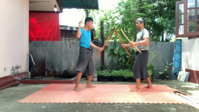 Double Sword Trick 2 in Krabikrabong Thai by Chanuphon - Screenshot_03