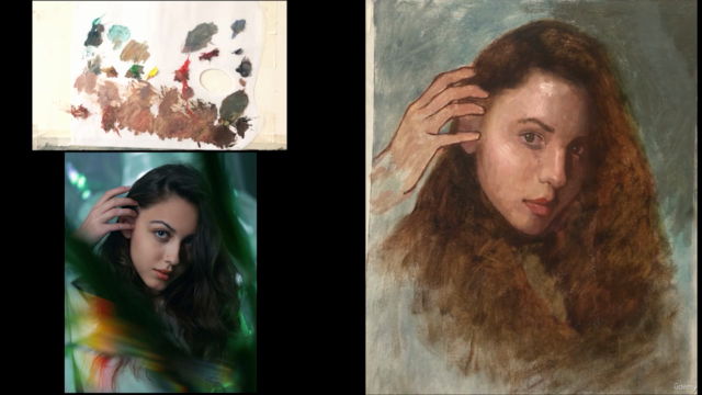 Portrait Painting of Gorgeous Girl in oil colour Series 5 - Screenshot_02