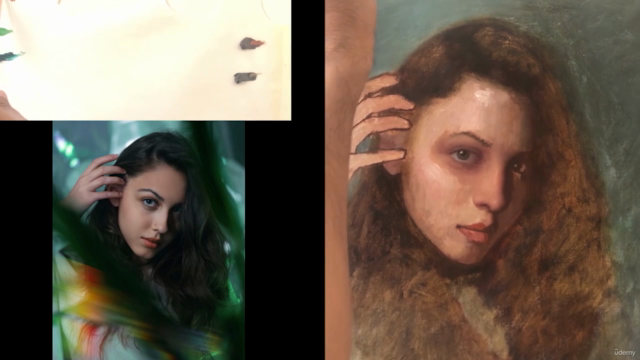 Portrait Painting of Gorgeous Girl in oil colour Series 5 - Screenshot_03