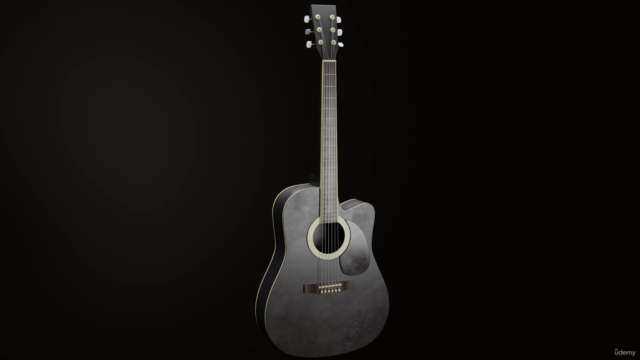 Creating a Guitar in Blender and Substance Painter - Screenshot_01