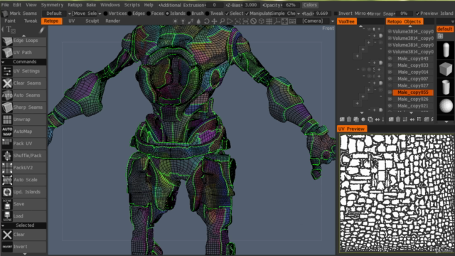 Rapid Retopo and UVs in 3D Coat - Screenshot_04