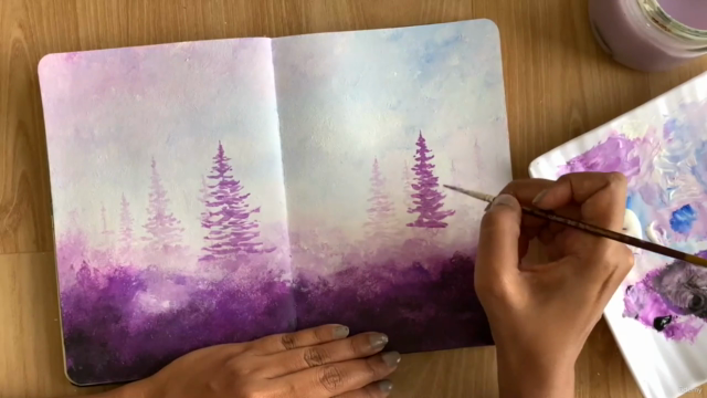 9 Days of Sketchbook Landscapes Acrylic Painting - Screenshot_03