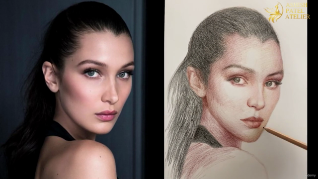 Master The Portrait Drawing Using Colour Pencils Series-1 - Screenshot_03