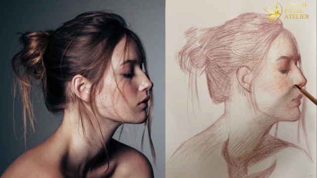 Master The Portrait Drawing Using Colour Pencils Series-2 - Screenshot_01