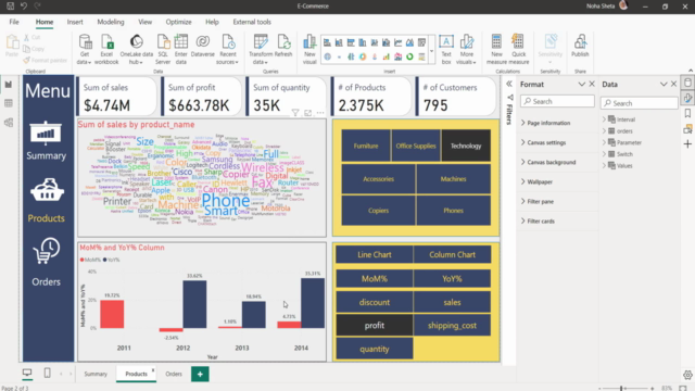 Power BI Advanced Projects in Arabic مشاريع باور بي أي - Screenshot_02