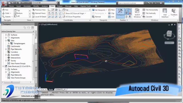 Cursos Autocad Civil 3D 2013 Terraplanagem - Screenshot_01