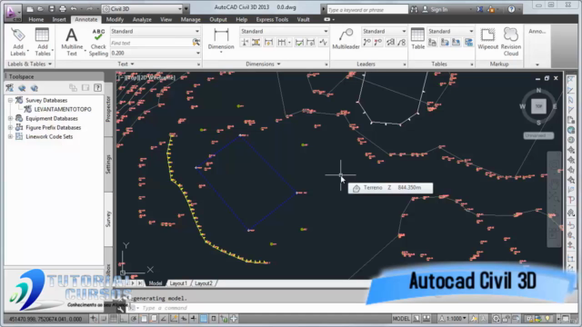 Cursos Autocad Civil 3D 2013 Topografia - Screenshot_01