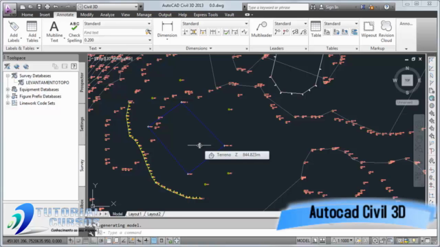 Cursos Autocad Civil 3D 2013 Topografia - Screenshot_02