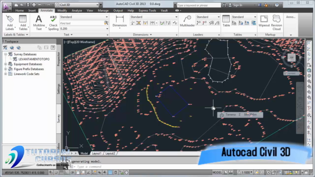 Cursos Autocad Civil 3D 2013 Topografia - Screenshot_03