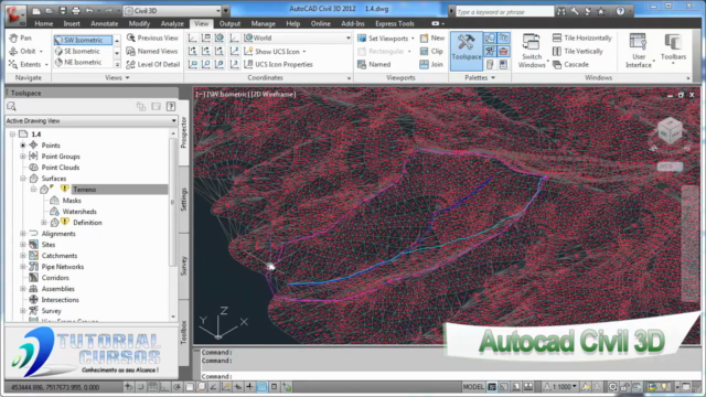 Cursos Autocad Civil 3D 2013 Projetos Ambientais - Screenshot_01