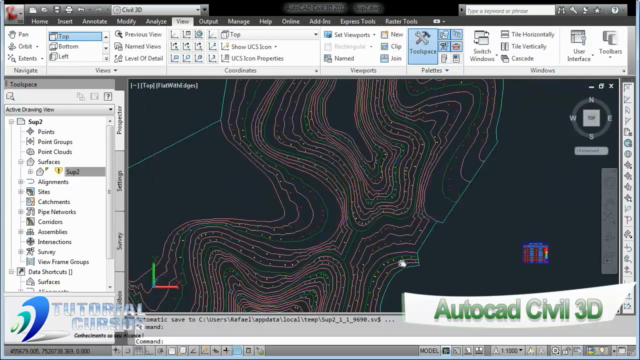 Cursos Autocad Civil 3D 2013 Modelagem de Superfícies - Screenshot_04