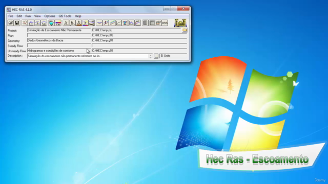 Curso Hec Ras 4.1 Escoamento não Permanente - Screenshot_01