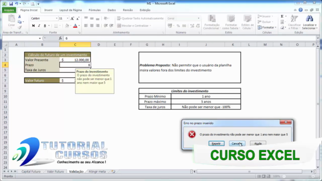 Curso Excel Introdução à Modelagem Financeira - Screenshot_01