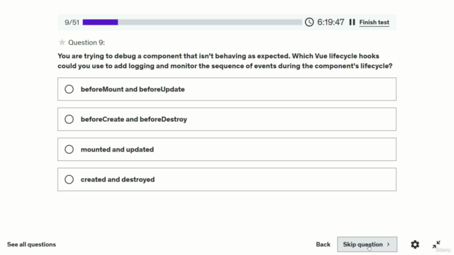 Vue JS Developer Interview Questions Practice Test [2024] - Screenshot_02