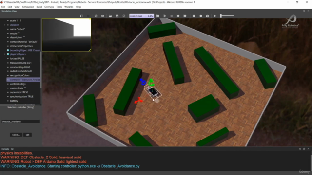 Learn Mobile Robotics with WeBots - Screenshot_03