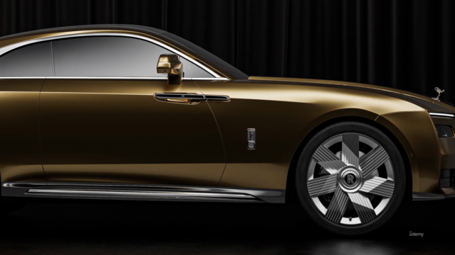 Blender: Rolls Royce Spectre in 3D - Screenshot_02