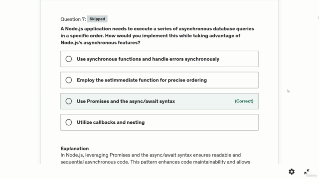 400+ Node JS Interview Questions Practice Test - Screenshot_02