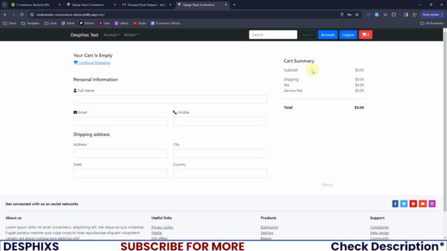 Build an E-commerce Store using Django and React - Screenshot_01