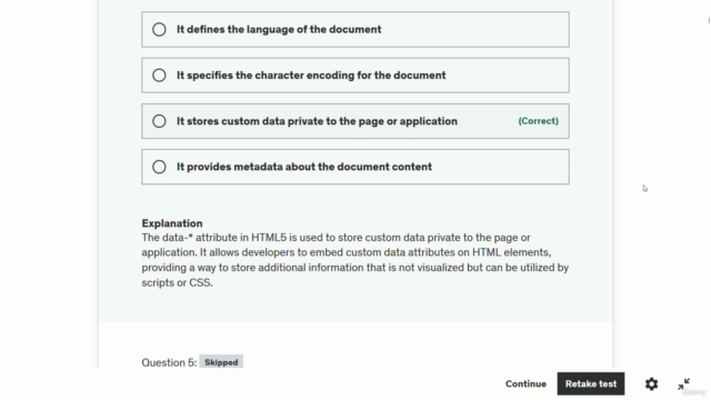 600+ HTML Interview Questions Practice Test - Screenshot_02