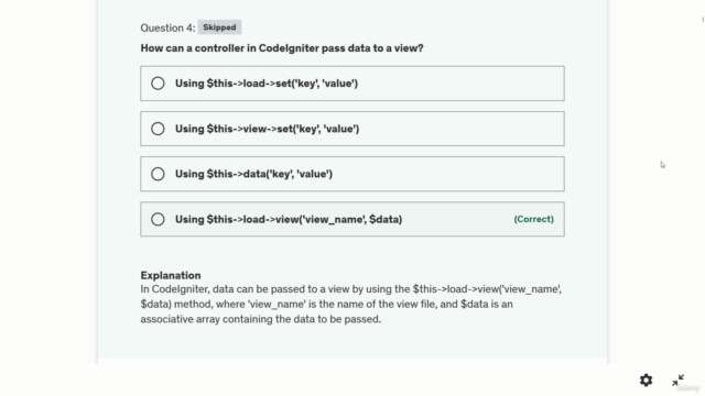 600+ CodeIgniter Interview Questions Practice Test - Screenshot_02