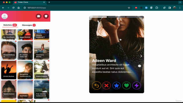 Build Tinder Clone Dating App With Laravel Livewire Mastery - Screenshot_01