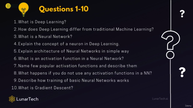 Deep Learning Interview Preparation Course | 100 Q&A's - Screenshot_03