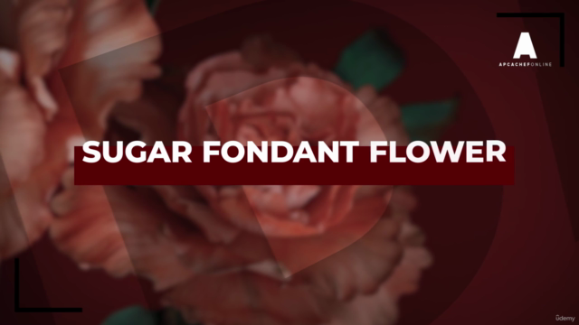 Learn fondant flower bouquet by APCA chef online - Screenshot_01