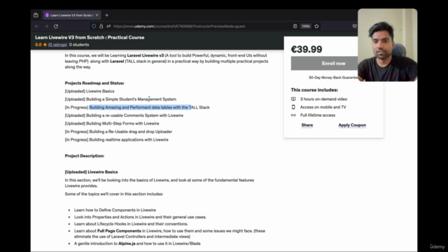 Learn Livewire V3 from Scratch : Practical Course - Screenshot_01