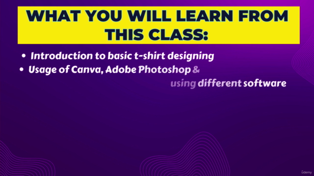 T-Shirt Design Bootcamp: Photoshop, Illustrator & Canva - Screenshot_01