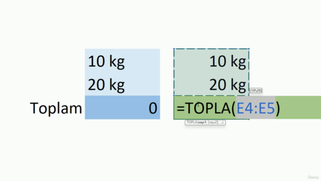 Excel : Özel Biçimlendirme Giriş Eğitimi - Screenshot_01