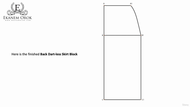 DRAFT and SEW (7) - Dartless SKIRT PATTERN Block - Screenshot_03