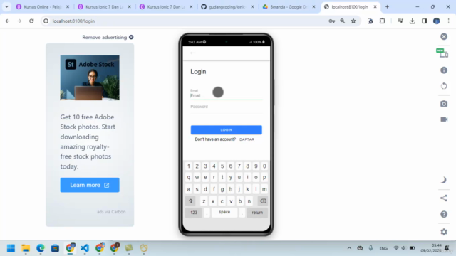 Kursus Laravel 10 Dan Ionic 7 Integrasi Midtrans - Screenshot_01