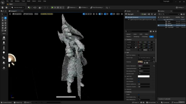 Stylized Knight for Cinematics in Blender - Screenshot_04